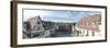 Hesse, Germany, Michelstadt, Panorama of the Marktplatz (Market Square) in the Old Town-Bernd Wittelsbach-Framed Photographic Print