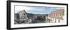 Hesse, Germany, Michelstadt, Panorama of the Marktplatz (Market Square) in the Old Town-Bernd Wittelsbach-Framed Photographic Print