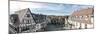 Hesse, Germany, Michelstadt, Panorama of the Marktplatz (Market Square) in the Old Town-Bernd Wittelsbach-Mounted Photographic Print