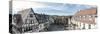 Hesse, Germany, Michelstadt, Panorama of the Marktplatz (Market Square) in the Old Town-Bernd Wittelsbach-Stretched Canvas