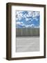 Hessen, Germany, Blue Sky Behind a Site Fence-Bernd Wittelsbach-Framed Photographic Print