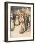 Hester at the Foot of the Scaffold-Hugh Thomson-Framed Giclee Print
