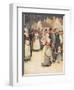 Hester at the Foot of the Scaffold-Hugh Thomson-Framed Giclee Print