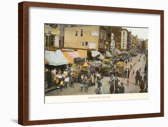 Hester Street, New York City-null-Framed Art Print