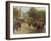 Het Frederiksplein Te Amsterdam Tijdens De Intocht Van Koningin Wilhelmina, 5 September-Otto Eerelman-Framed Art Print