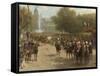 Het Frederiksplein Te Amsterdam Tijdens De Intocht Van Koningin Wilhelmina, 5 September-Otto Eerelman-Framed Stretched Canvas