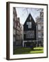 Het Houten Huis, Circa 1420, the Oldest House in Amsterdam, Begijnhof, Amsterdam, Netherlands-Amanda Hall-Framed Photographic Print