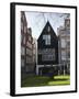 Het Houten Huis, Circa 1420, the Oldest House in Amsterdam, Begijnhof, Amsterdam, Netherlands-Amanda Hall-Framed Photographic Print