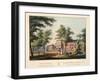 Het Lustslot in Het Haagsche Bosch. Vue De La Maison De Plaisance, Au Bois De La Haije, 1825-Cornelis de Kruyff-Framed Giclee Print