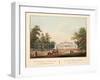 Het Paviljoen Te Jaarlem, Van Den Hout Af Te Zien. Vue Du Pavillon De Harlem, Prise Du Bois, 1825-Bendrik Greeven-Framed Giclee Print