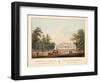 Het Paviljoen Te Jaarlem, Van Den Hout Af Te Zien. Vue Du Pavillon De Harlem, Prise Du Bois, 1825-Bendrik Greeven-Framed Giclee Print