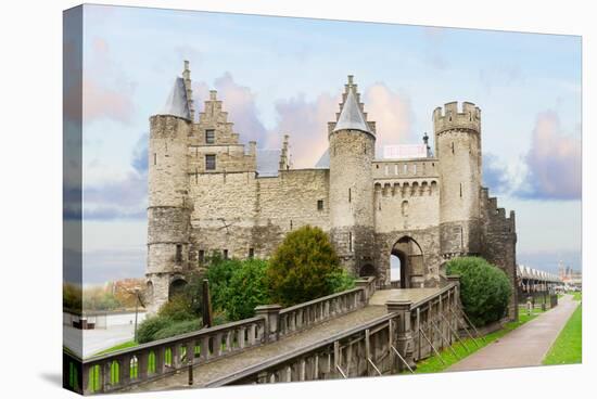 Het Steen Castle, Antwerpen-neirfy-Stretched Canvas
