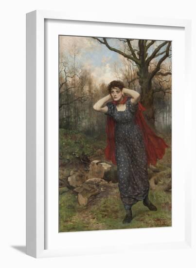 Hetty Sorrel (Oil on Canvas)-John Collier-Framed Giclee Print