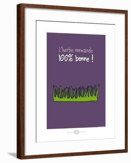 Heula. 100% bonne !-Sylvain Bichicchi-Framed Art Print