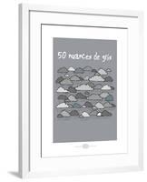 Heula. 50 nuances de gris-Sylvain Bichicchi-Framed Art Print