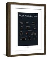 Heula. A night in Normandy-Sylvain Bichicchi-Framed Art Print