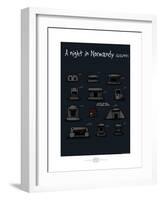 Heula. A night in Normandy-Sylvain Bichicchi-Framed Art Print