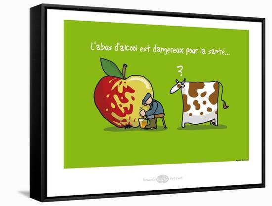 Heula. Abus d'alcool-Sylvain Bichicchi-Framed Stretched Canvas