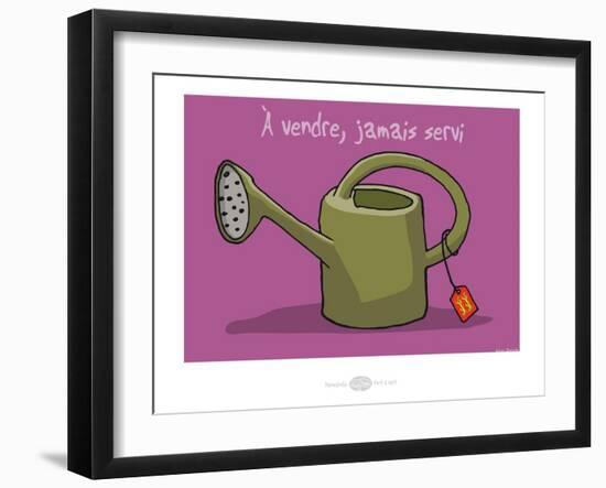 Heula. Arrosoir à vendre-Sylvain Bichicchi-Framed Art Print