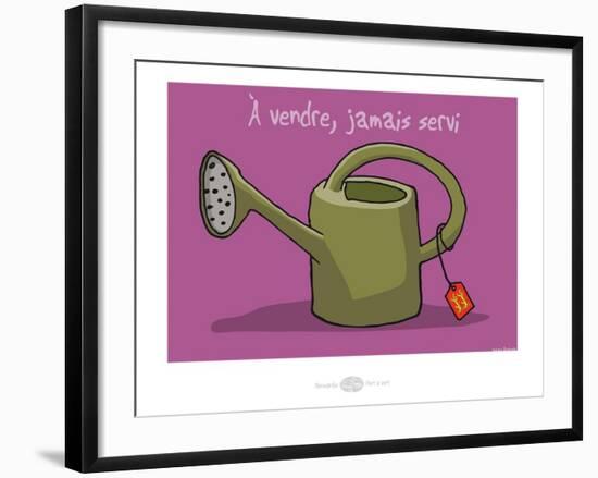 Heula. Arrosoir à vendre-Sylvain Bichicchi-Framed Art Print