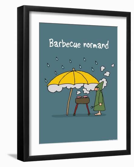 Heula. Barbecue normand-Sylvain Bichicchi-Framed Art Print