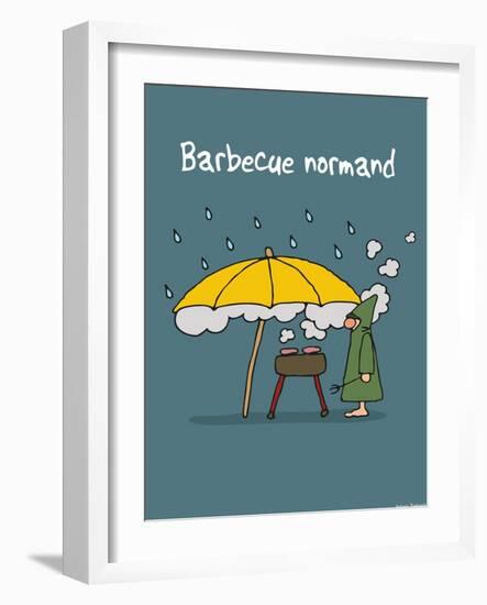 Heula. Barbecue normand-Sylvain Bichicchi-Framed Art Print