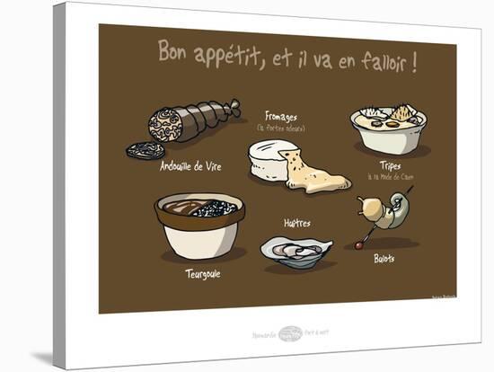 Heula. Bon appétit !-Sylvain Bichicchi-Stretched Canvas