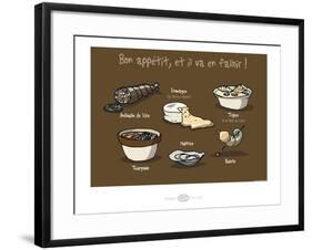 Heula. Bon appétit !-Sylvain Bichicchi-Framed Art Print