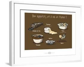 Heula. Bon appétit !-Sylvain Bichicchi-Framed Art Print