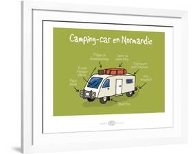 Heula. Camping-car normand-Sylvain Bichicchi-Framed Art Print