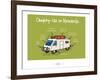 Heula. Camping-car normand-Sylvain Bichicchi-Framed Art Print