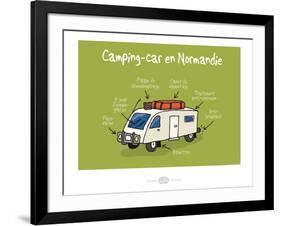 Heula. Camping-car normand-Sylvain Bichicchi-Framed Art Print