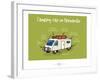 Heula. Camping-car normand-Sylvain Bichicchi-Framed Art Print