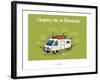 Heula. Camping-car normand-Sylvain Bichicchi-Framed Art Print