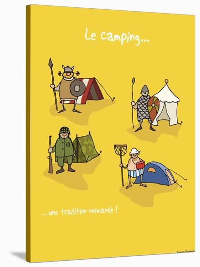 Heula. Camping, une tradition normande-Sylvain Bichicchi-Stretched Canvas