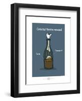 Heula. Cocktail Molotov normand-Sylvain Bichicchi-Framed Art Print