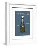 Heula. Cocktail Molotov normand-Sylvain Bichicchi-Framed Art Print