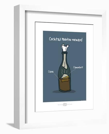 Heula. Cocktail Molotov normand-Sylvain Bichicchi-Framed Art Print