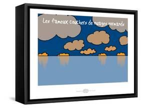 Heula. Couchers de nuages-Sylvain Bichicchi-Framed Stretched Canvas