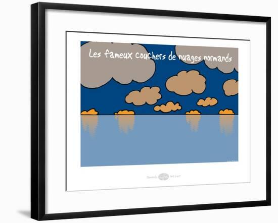 Heula. Couchers de nuages-Sylvain Bichicchi-Framed Art Print