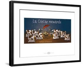 Heula. Crèche normande-Sylvain Bichicchi-Framed Art Print