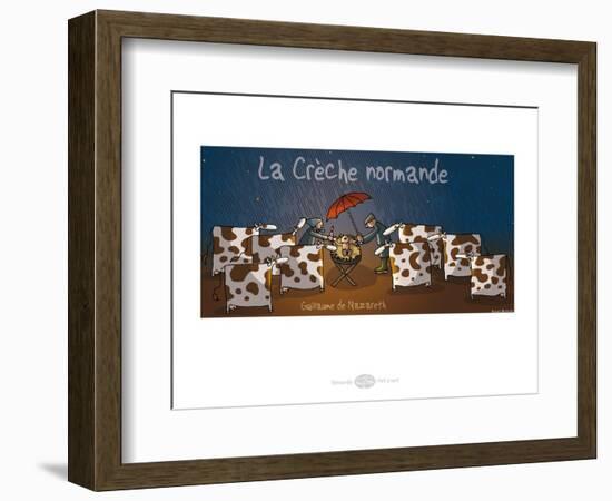 Heula. Crèche normande-Sylvain Bichicchi-Framed Art Print