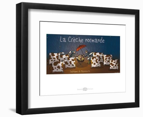 Heula. Crèche normande-Sylvain Bichicchi-Framed Art Print