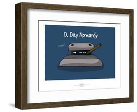 Heula. D.Day glurps !-Sylvain Bichicchi-Framed Art Print