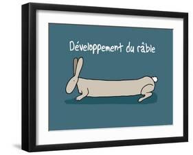 Heula. Développement du râble-Sylvain Bichicchi-Framed Art Print