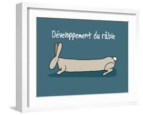 Heula. Développement du râble-Sylvain Bichicchi-Framed Art Print