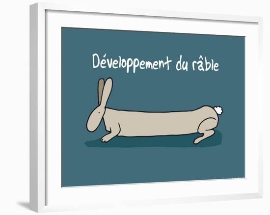 Heula. Développement du râble-Sylvain Bichicchi-Framed Art Print