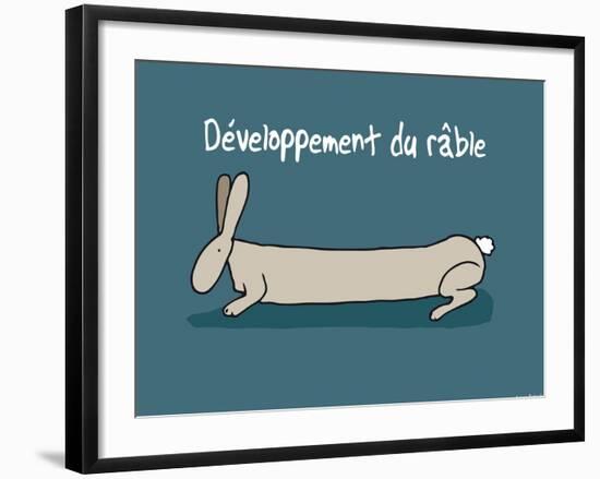 Heula. Développement du râble-Sylvain Bichicchi-Framed Art Print