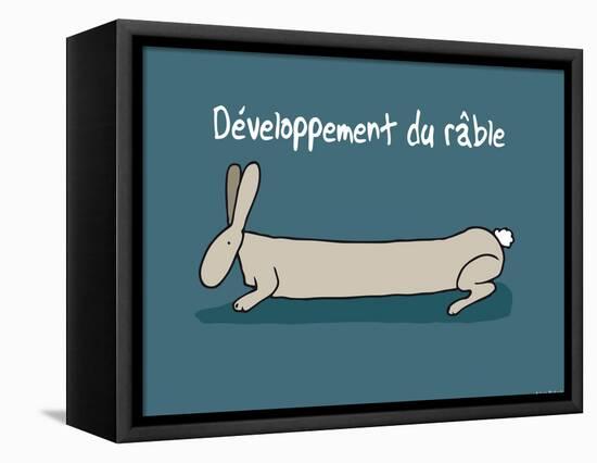 Heula. Développement du râble-Sylvain Bichicchi-Framed Stretched Canvas