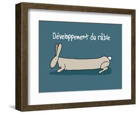 Heula. Développement du râble-Sylvain Bichicchi-Framed Art Print